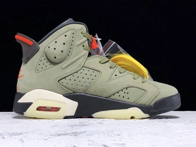 Olive x Jordan Scott 6 Air CN1084-200 Medium Travis 0629